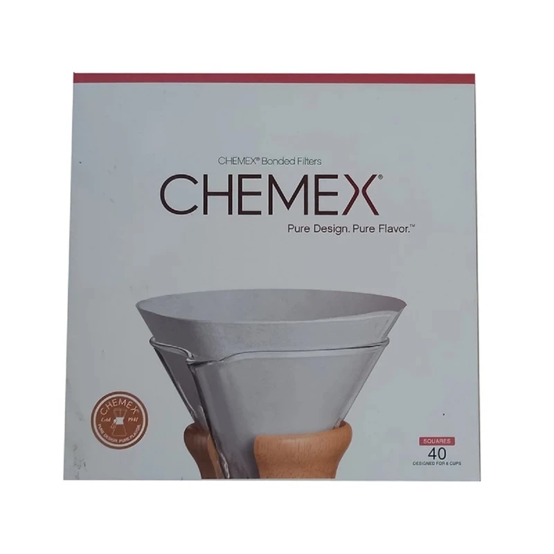 فیلتر قهوه ساز مدل کمکس 6CUP 01 فیلتر کمکس شش کاپ بسته 40 عددی - Image 1