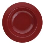بشقاب گود چینی وان کافی قرمز 3 عددی - Image 3
