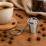 جاکلیدی (جاسوئیچی) طرح ماگ قهوه استیل - Image 4