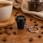 جاکلیدی (جاسوئیچی) طرح ماگ قهوه مشکی - Image 4